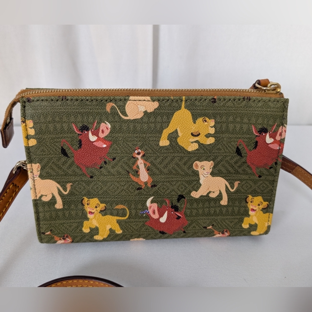 Dooney & Bourke Disney Green 1997 Lion King Crossbody Bag EUC - Picture 9 of 16